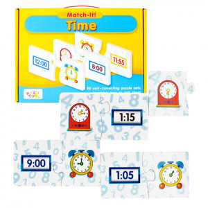 Vzdelávacie puzzle - Čas