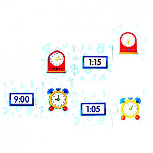 Vzdelávacie puzzle - Čas