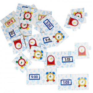 Vzdelávacie puzzle - Čas