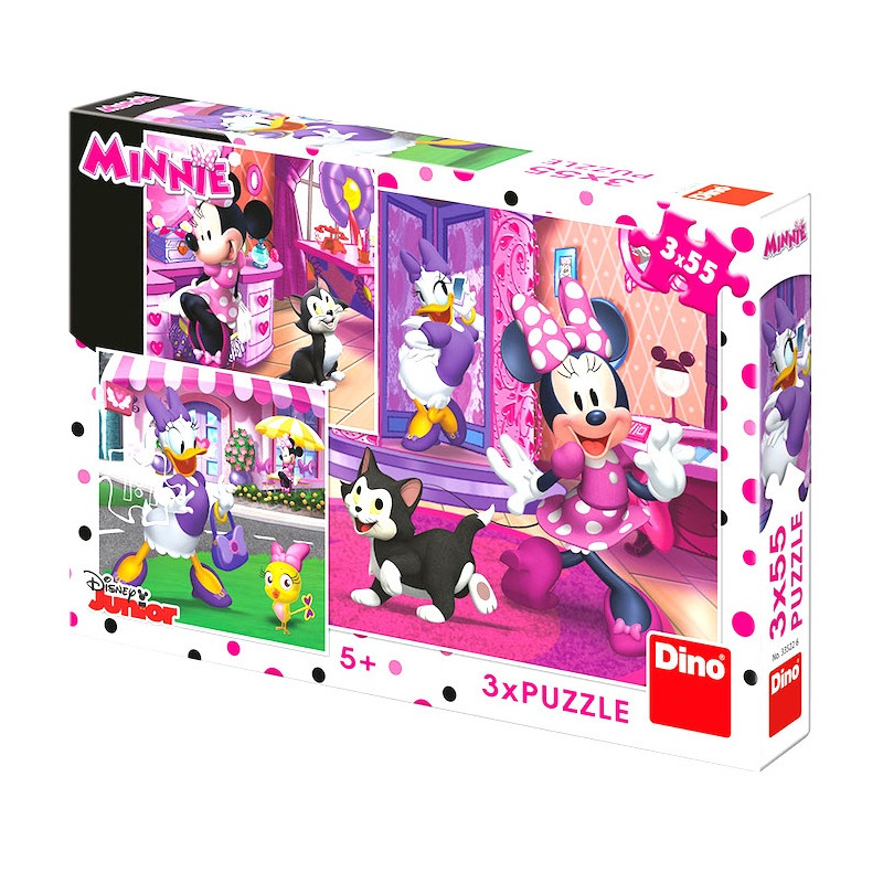 Deň s Minnie 3 x 55 dielikov