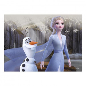Frozen - 12 Dřevěných kostek