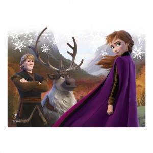 Frozen - 12 Dřevěných kostek