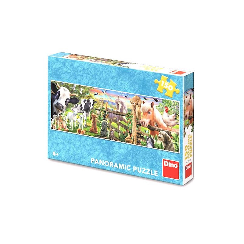 Panoramatické puzzle Farma - 150 dielikov