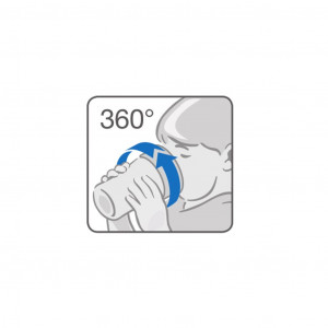 Detský hrnček Mini Magic NUK 360 ° s viečkom zelená