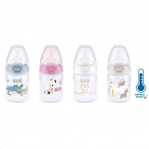 Dojčenská fľaša NUK First Choice Temperature Control 150 ml pink