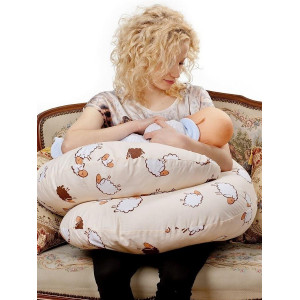 Univerzálny dojčiaci vankúš v tvare C New Baby Jarabina