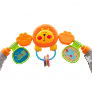 Dětské chodítko se silikonovými kolečky New Baby Forest Kingdom Gray