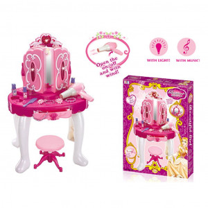 Dětský toaletní stolek se židličkou Baby Mix Amanda