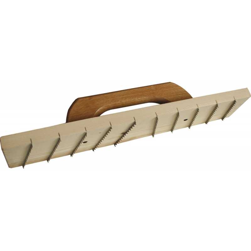 Škrabák na pórobetón drevený, 460x100mm, 10 pílových listov, 704510