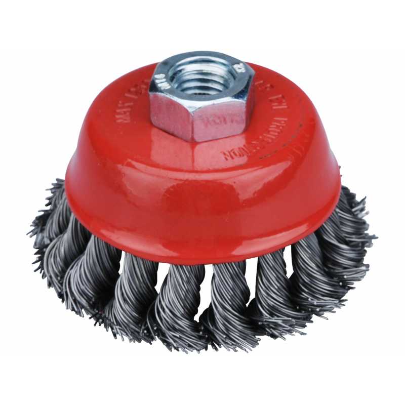 Kartáč hrnčekový M14, drôt 0.5mm 80mm, Extol Craft 17008