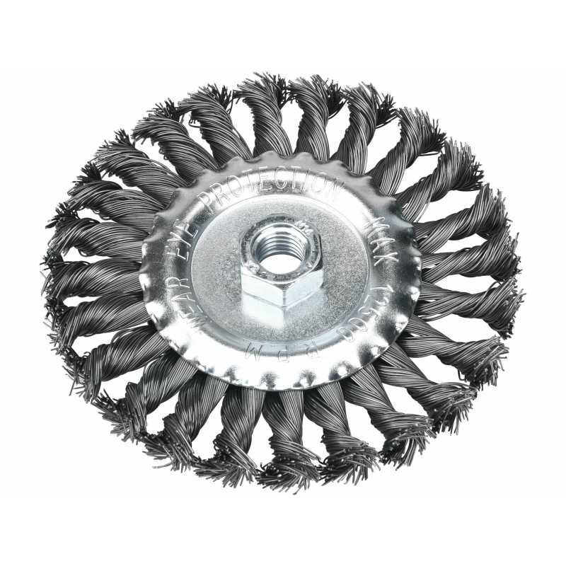Kartáč okružní M14 copánkový, drát 0.5mm, 125mm, Extol Craft 17026