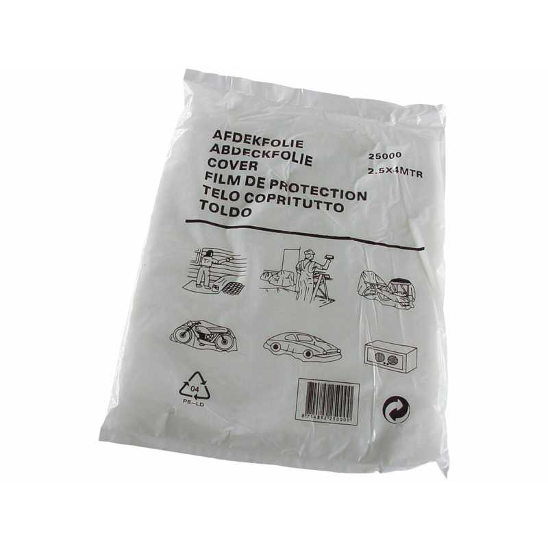 Fólie průsvitná zakrývací 4x5m tloušťka 0.007mm, 25001