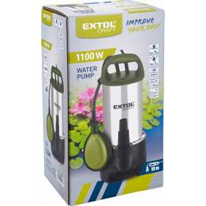 Čerpadlo ponorné nerezové, 1100W, 15500l/hod, Extol Craft 414163