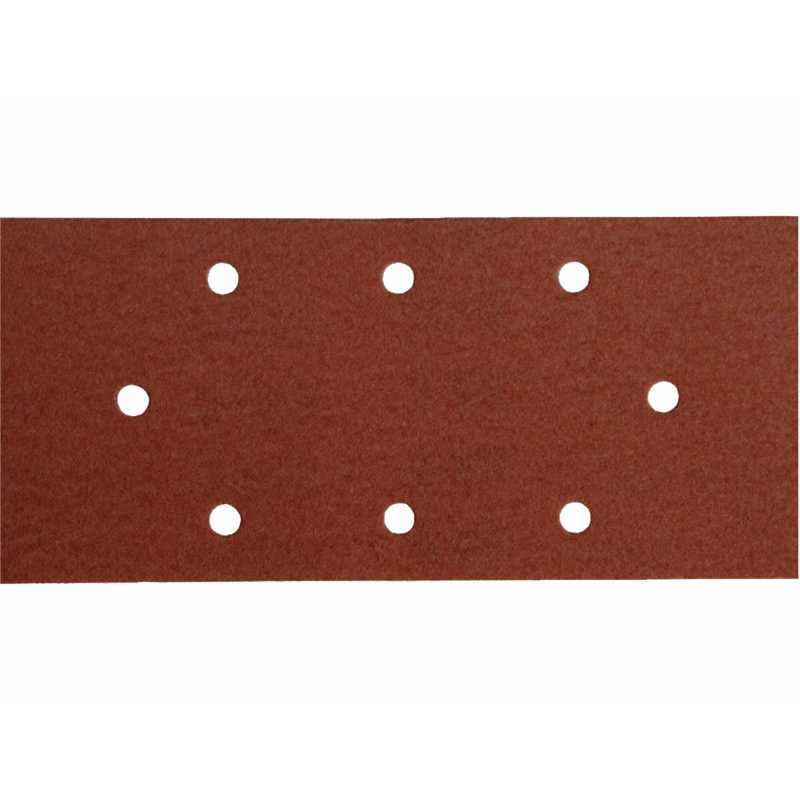 Brusný papír na suchý zip 10ks, 8 otvorů, 93x190mm, P60, Extol Premium 242060