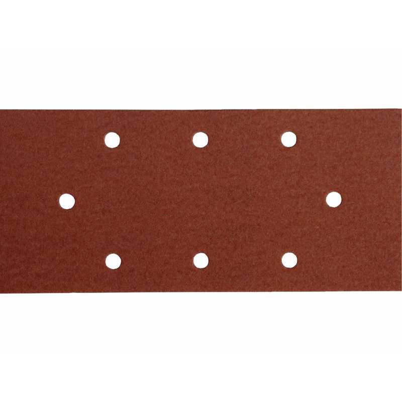 Brusný papír na suchý zip 10ks, 8 otvorů, 93x190mm, P100, Extol Premium 242100