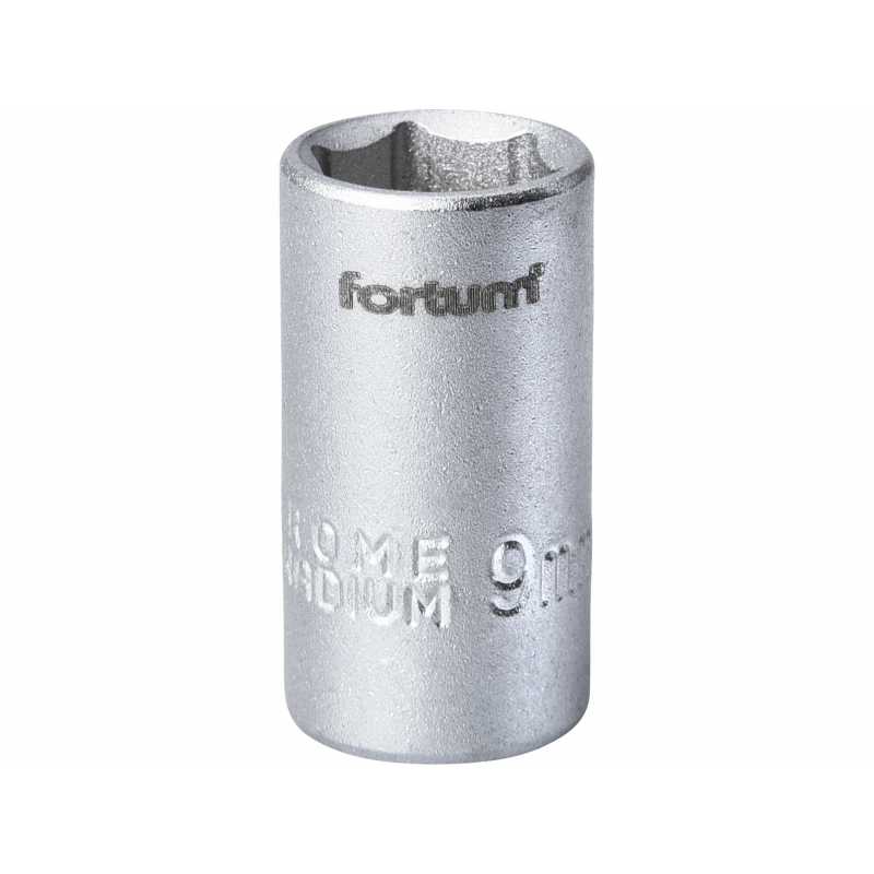 Hlavice nástrčná, 1/4'', 9mm, Fortum, 4701409