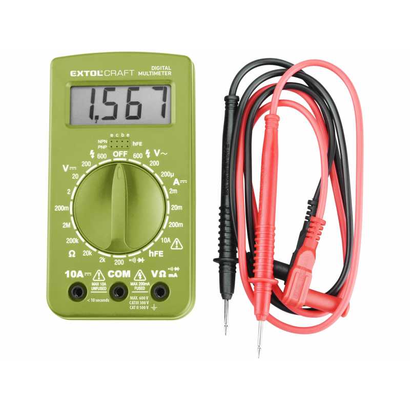 Multimeter digitálny (U,I,R), Extol Craft 600011