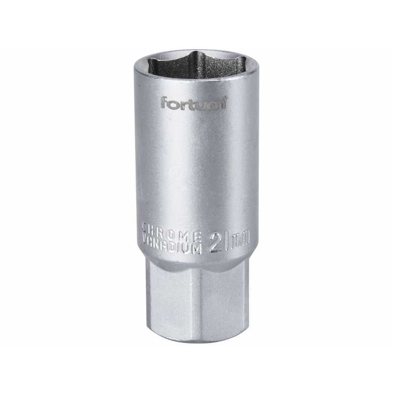 Kľúč na sviečky 1/2'' 21mm, Fortum 4700901