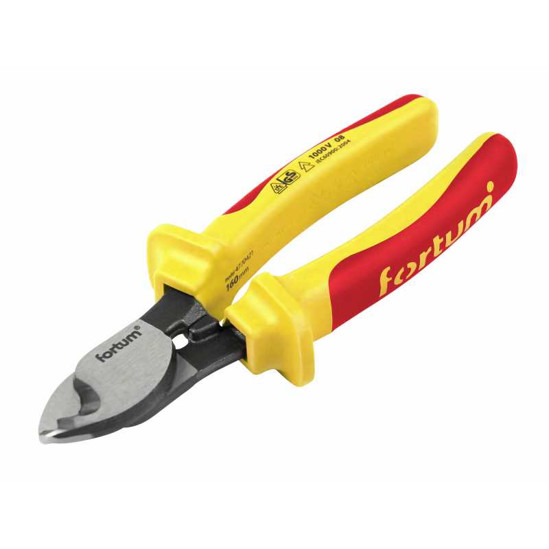 Kliešte štikacie káblové 1000V VDE, 160mm, FORTUM 4770421