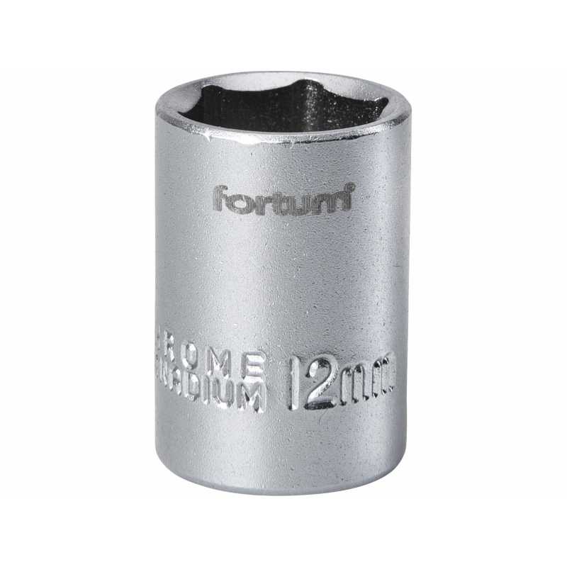 Hlavice nástrčná, 1/4'', 12mm, Fortum, 4701412