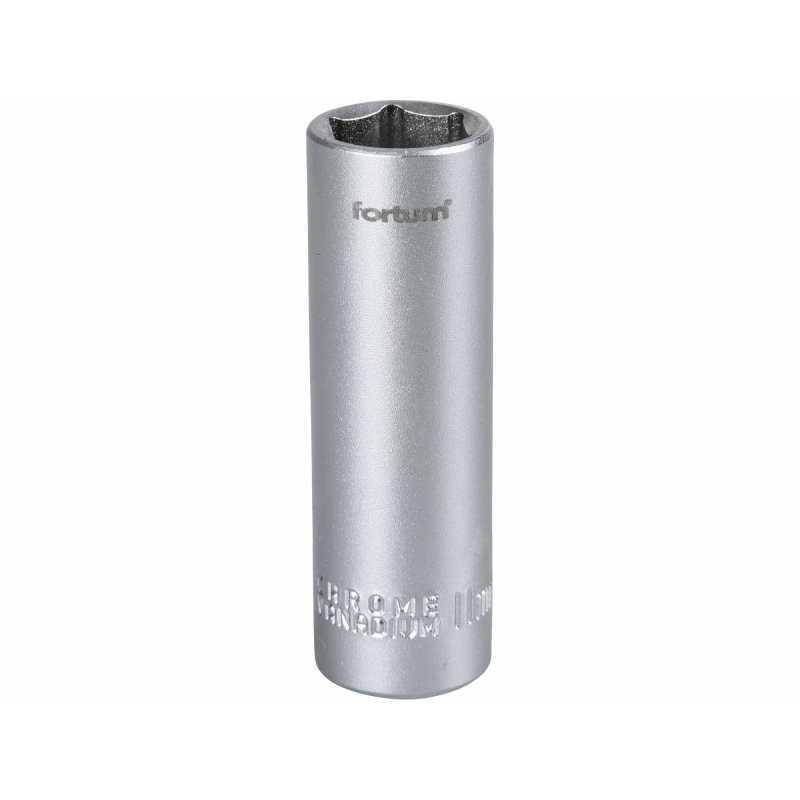 Hlavica nástrčná, 1/4'', 11mm predĺžená, Fortum, 4701524