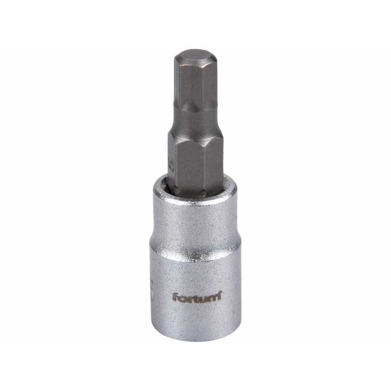 Hlavica zástrčná, 1/4'' imbus HX5, Fortum, 4701605