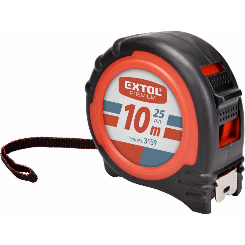 Metr svinovací, pogumovaný, 10m, Extol Premium 3159