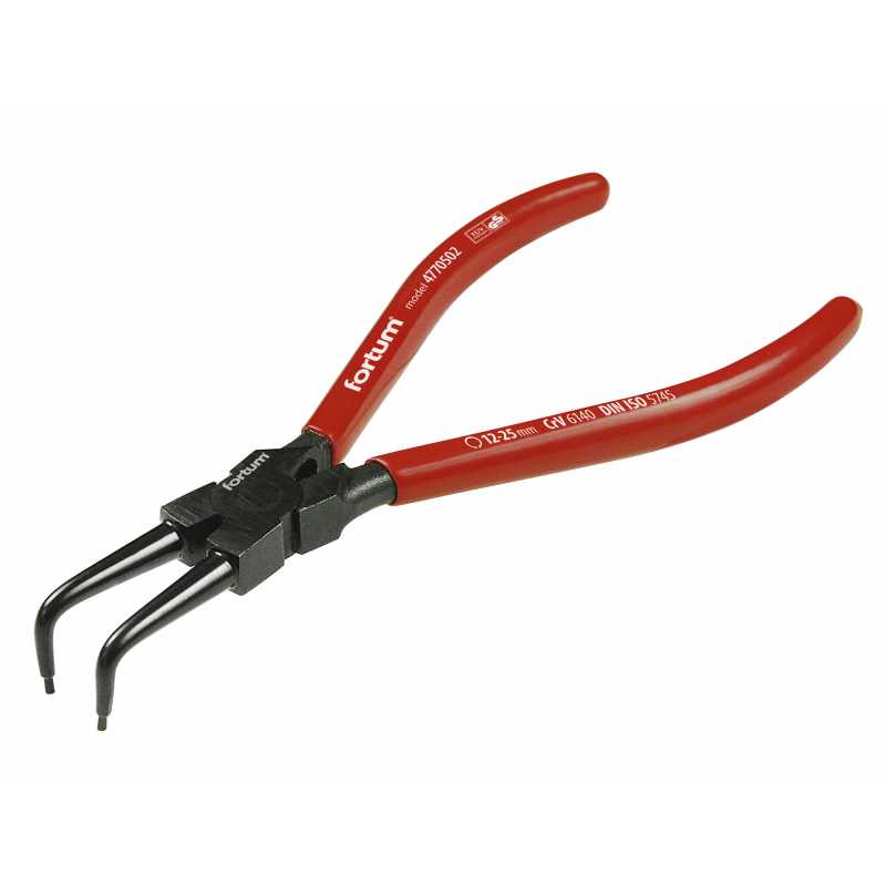 Kliešte segerové zahnuté vnútorné, 180mm, FORTUM, 4770512
