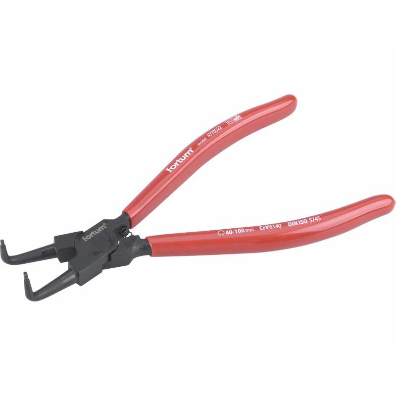 Kliešte segerové zahnuté vnútorné, 230mm, FORTUM, 4770522