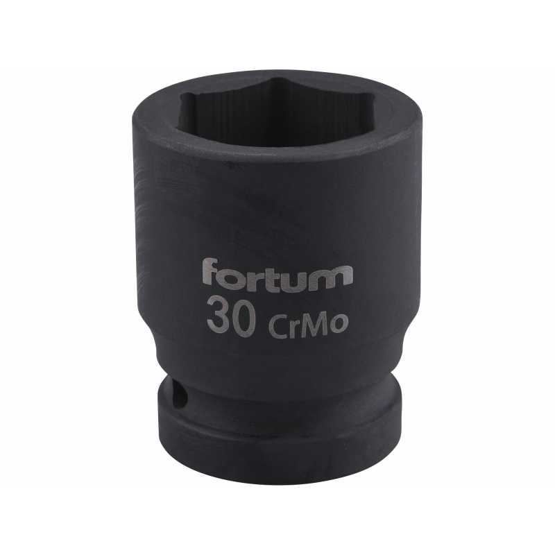 Hlavica nástrčná rázová, 3/4'', CrMoV,30mm, Fortum, 4703030