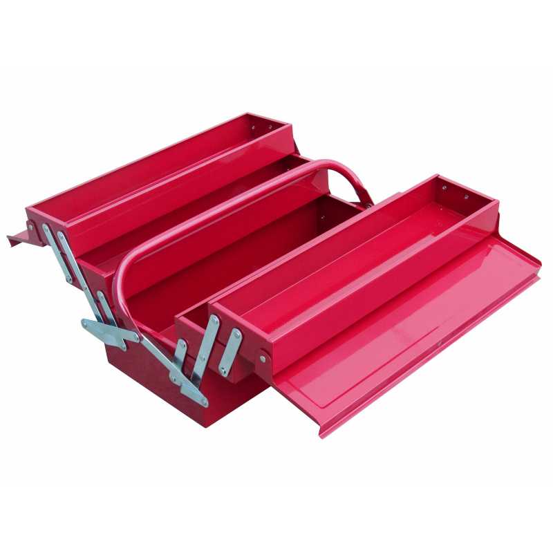 Box na náradie kovový 400x200x200mm, 5-dielny, Extol Craft 81843