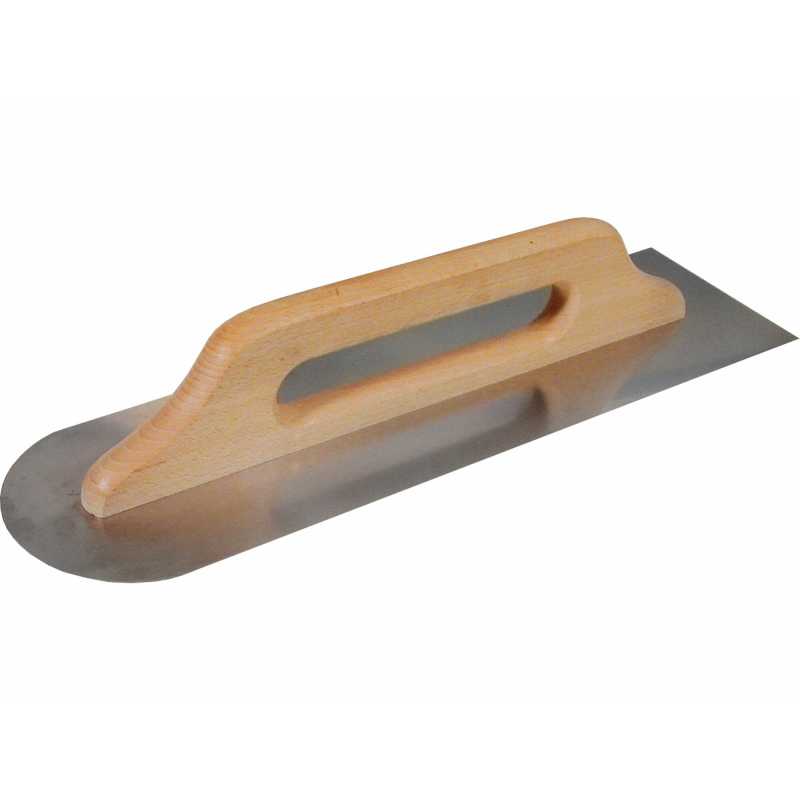 Hladidlo antikorové polokrúhle drevená rukoväť, 480x130mm, 700313