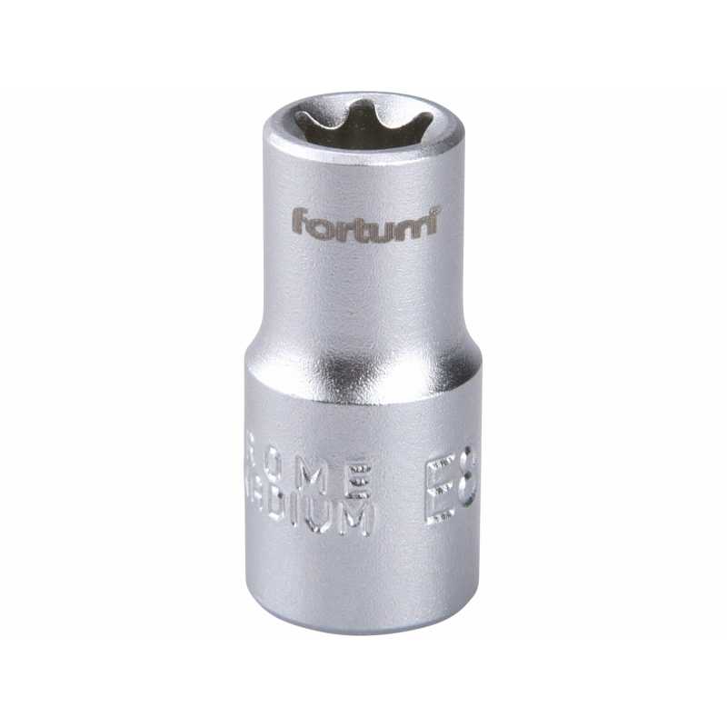 Hlavica nástrčná, 1/4'' vnútorný torx E8, Fortum, 4701708