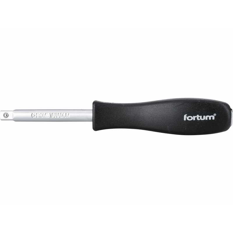 Nadstavec 1/4'' s rukoväťou 140mm, Fortum, 4701905
