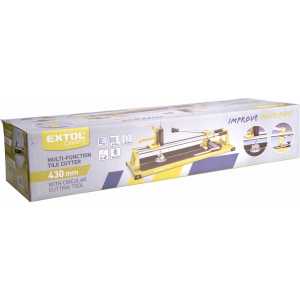Rezačka na obkladačky s dierovačkou, 400mm, pr.30-80mm, Extol Craft 688