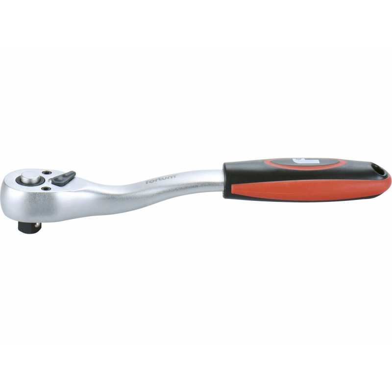 Račňa 3/8'', 72 zubov, zahnutá, Fortum, 4700112
