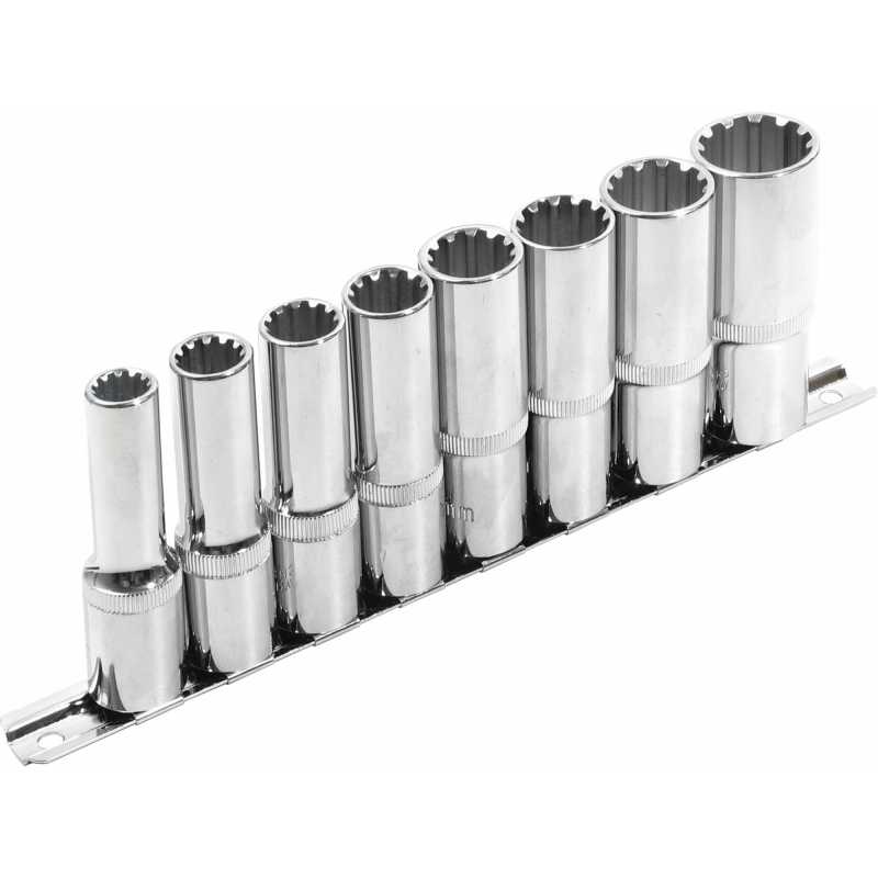 Klíče nástrčné prodloužené MultiLock, 1/2'' 10-22mm, Extol Premium 8818112