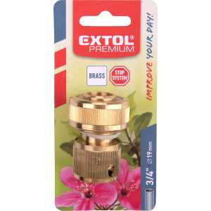Rychlospojka na hadici mosazná, Extol Premium 8876004