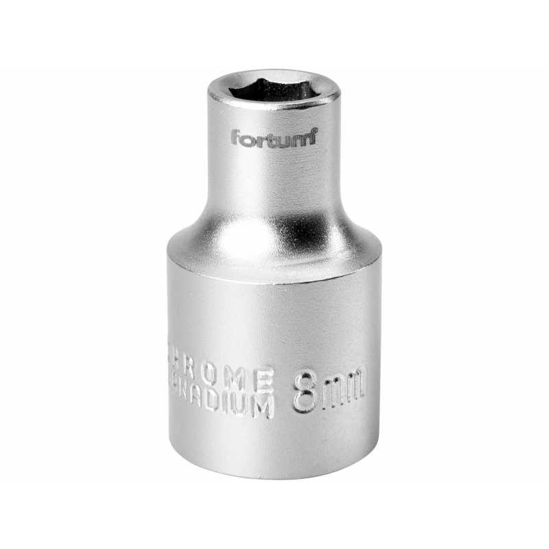 Hlavica nástrčná, 1/2'', 8mm, Fortum, 4700408