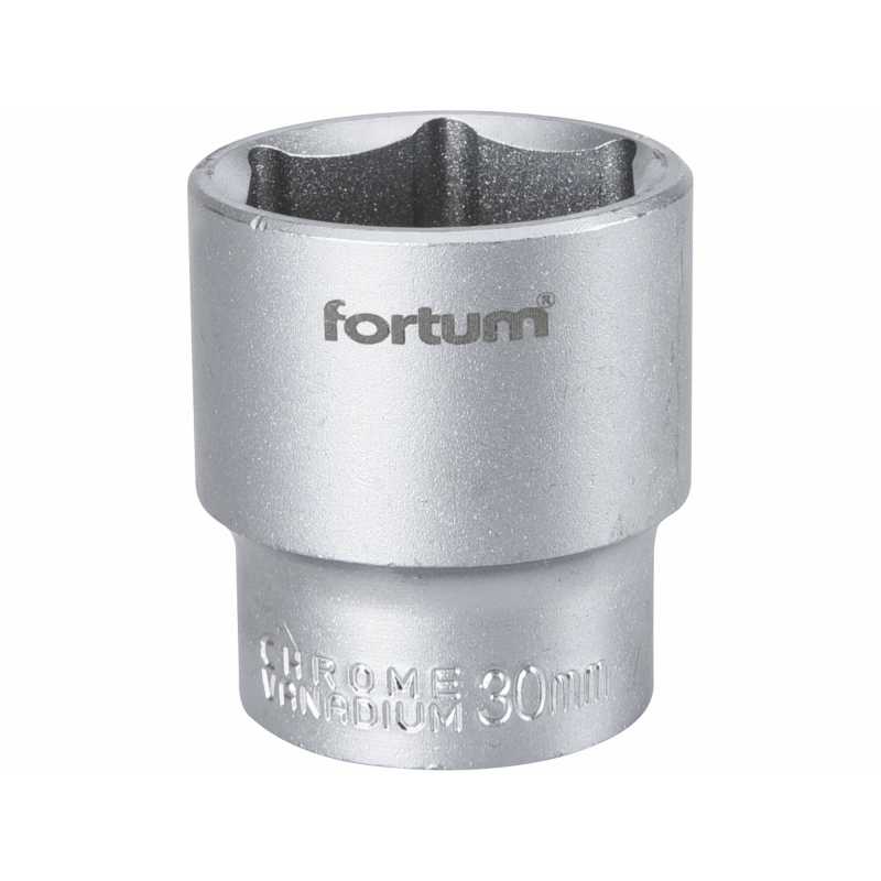 Hlavica nástrčná, 1/2'', 30mm, Fortum, 4700430