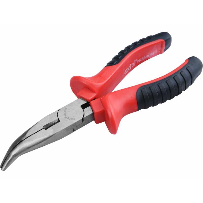 Kliešte pologuľaté zahnuté, 160mm, Extol Premium 7422