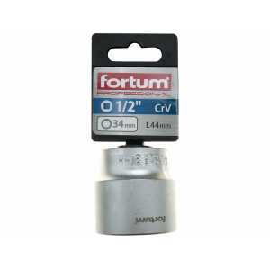 Hlavice nástrčná, 1/2'', 34mm, Fortum, 4700434