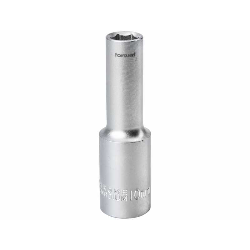 Hlavica nástrčná, 1/2'', 10mm predĺžená, Fortum 4700510