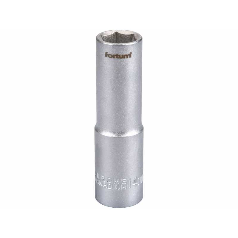 Hlavica nástrčná, 1/2'', 14mm predĺžená, Fortum, 4700514