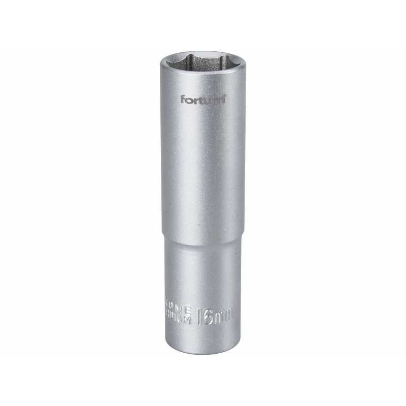 Hlavica nástrčná, 1/2'', 16mm predĺžená, Fortum 4700516