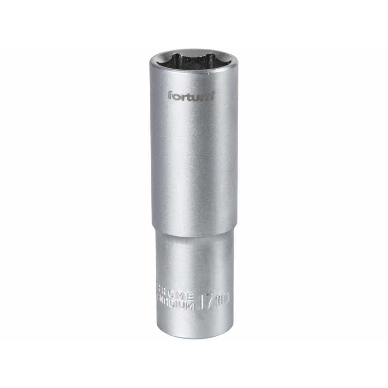 Hlavica nástrčná, 1/2'', 17mm predĺžená, Fortum 4700517
