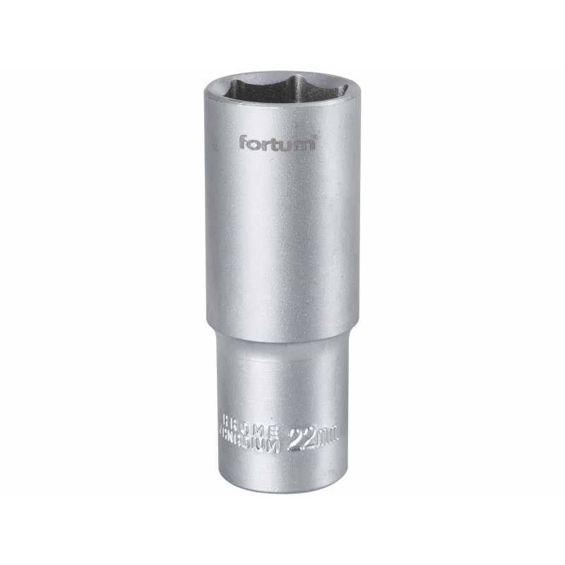 Hlavica nástrčná, 1/2'', 22mm predĺžená, Fortum, 4700522