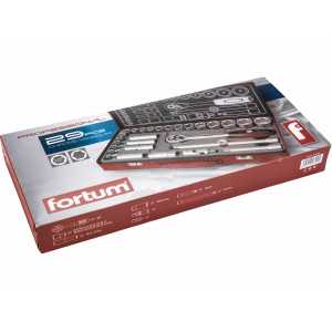 Kľúče nástrčné 1/2´´, 8-34mm, 29-dielna sada, Fortum, 4700001