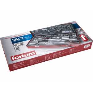 Kľúče nástrčné, 4-32mm, 50-dielna sada, Fortum 4700002