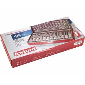 Kľúče zástrčné imbus, 2-14mm, 18-dielna sada, Fortum, 4700008